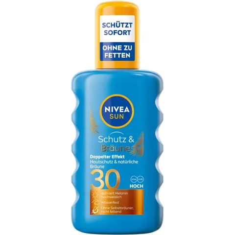 NIVEA SUN Schutz & Bräune Sonnenspray 200,0 ml – Bild 1