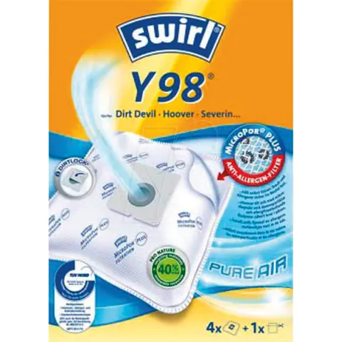 swirl® MicroPor® Plus Staubsaugerbeutel, Y 98 – Bild 1
