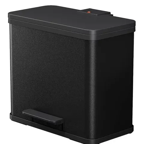 Hailo Mülleimer 17,0 + 9,0 l schwarz – Bild 1