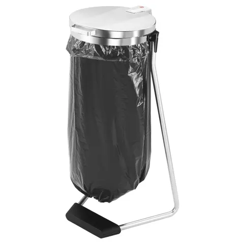 Hailo Müllsackständer 120,0 l silber – Bild 1