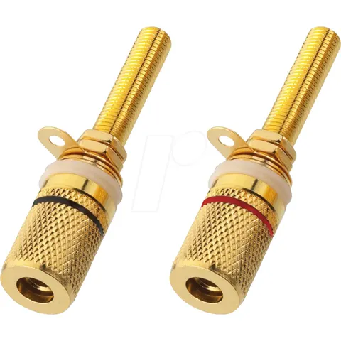 MONACOR MON BP-500G - LS pole terminal, pair – image 1