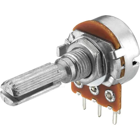 MON VRA-100M50 - MONACOR mono potentiometer, 50 kOhm, log. – image 1