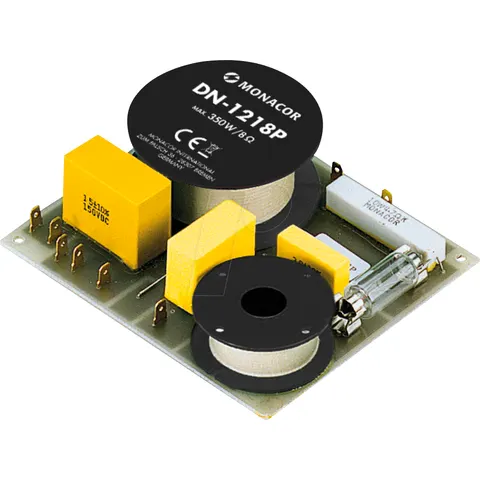 MONACOR MON DN-1218P - 2-way crossover, 8 ohms – image 1