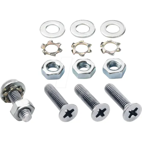 MON MZF-312/SW - MONACOR mounting screw set – image 1