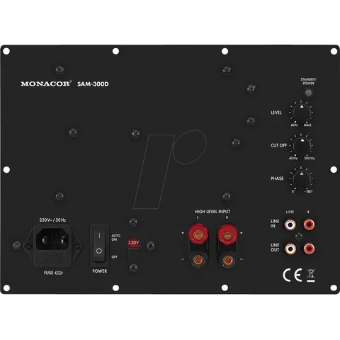 MONACOR MON SAM-300D - Class D active subwoofer module, 300 W 4 Ohm – image 1