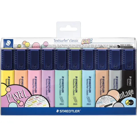 STAEDTLER® Textmarker Textsurfer® classic colors 364 10 St./Pack. – Bild 1