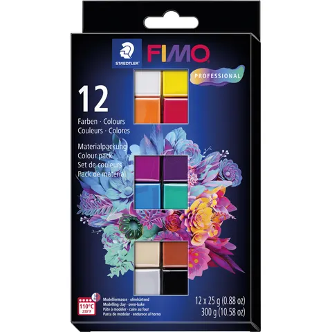 STAEDTLER 8043C1 - Modelling compound, oven-hardening, 12 colours – image 1
