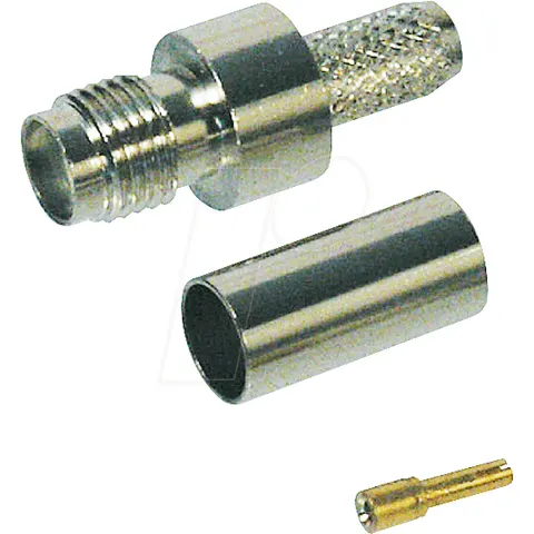BKL SMA KU G - SMA coupling for RG 174, crimp version – image 1