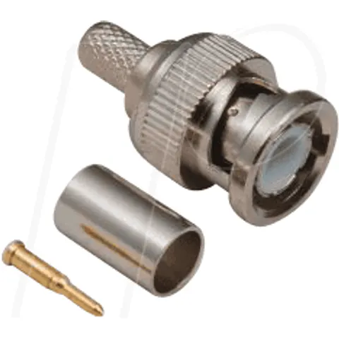 BKL 0401003-D - BNC plug, crimp type, RG 174/U, Delrin – image 1