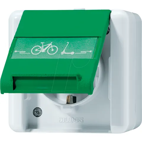 JUNG JG 820 GN NAWEB - E-bike socket, 1-Way – image 1