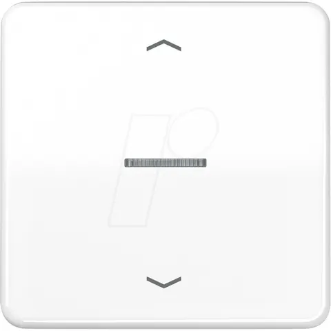 JUNG JG BTCD17101PWW - Bluetooth pushbutton, single, alpine white, arrow symbols – image 1