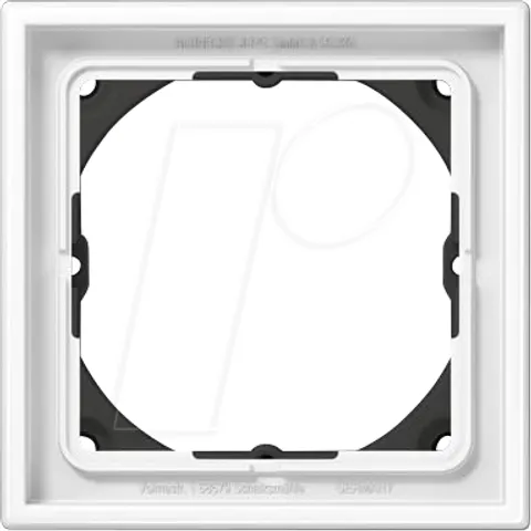 JUNG JG LS981HBFWW - Frame, single, alpine white – image 1