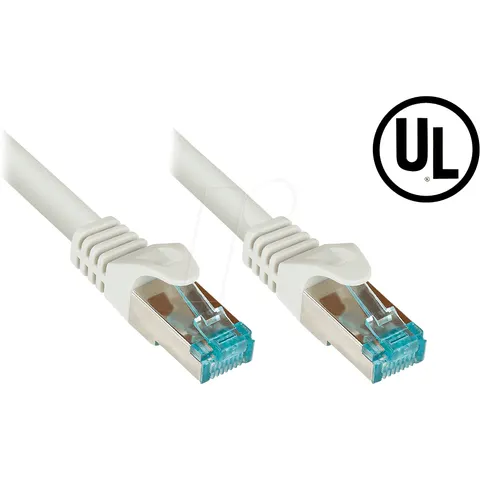 Good Connections Cat.6A Patchkabel Industrie UL grau 0,5m – Bild 1