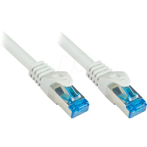 Good Connections Cat.6A Patchkabel SmartFLEX HF grau 1m – Bild 1