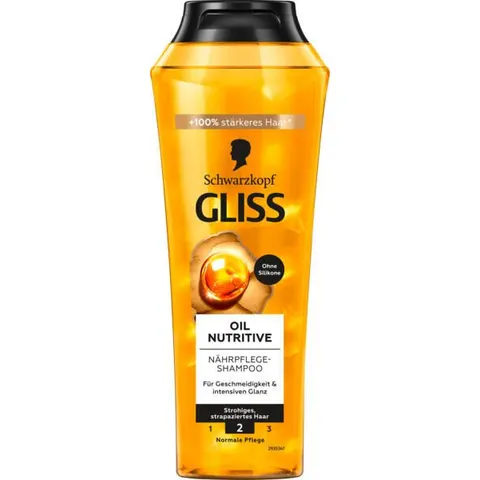 Gliss OIL NUTRITIVE Shampoo 250 ml – Bild 1
