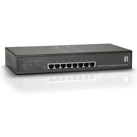 LevelOne SWITCH GESTION 8P 10/100/1000 POE PLUS – imagen 1