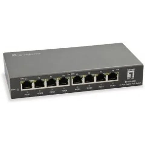 LevelOne GEP-0823 8-Port Gigabit PoE Switch – Bild 1