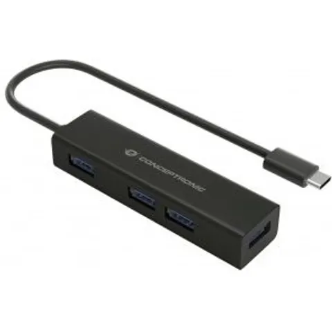 Conceptronic HUBBIES USB-C-zu-4-Port-USB-3.0-Hub – Bild 1
