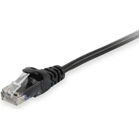 Equip Cat.6A U/UTP-Patchkabel, 15m, Schwarz – Bild 1