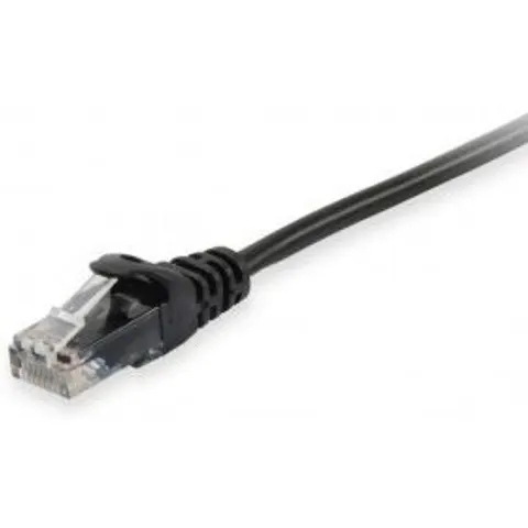 Equip Cat.6A U/UTP-Patchkabel, 20m, Schwarz – Bild 1