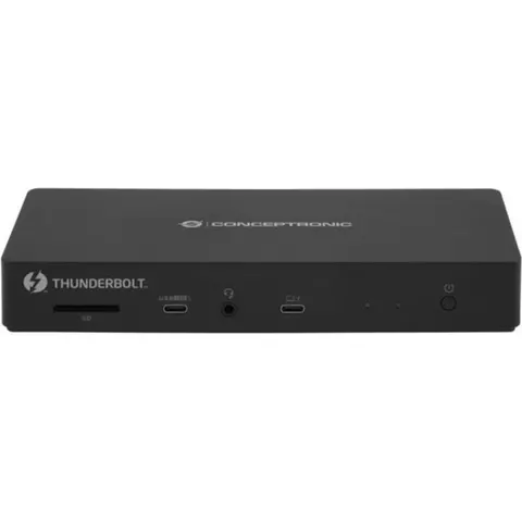 CONCEPTRONIC 13-1 Dock USB-C->HDMI/2xUSB-A/2xUSB-C/+ 96W sw – Bild 1