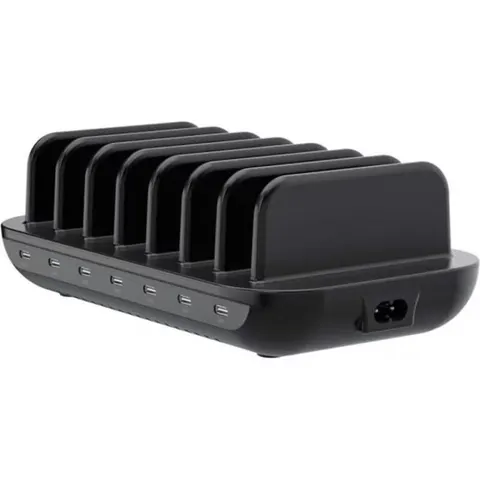 CONCEPTRONIC Ladegerät 7Port 7xUSB-C Multi 160WPD3.0 sw – Bild 1