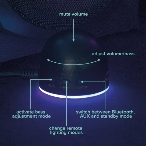 Speedlink GRAVITY LT - 2.1 Subwoofer Systeem - Bluetooth - PC/Notebook – afbeelding 1