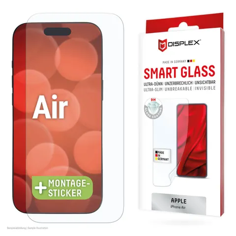 DISPLEX Smart Glas für Apple iPhone Air – Transparent – Bild 1