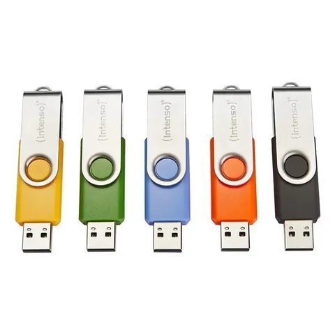 (Intenso) Basic Line USB stick - 16GB - USB 2.0 - Multipack 5 x 16GB – afbeelding 1