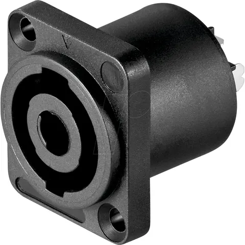 GOOBAY 50837 - PA speaker coupling, 4-pin, angular design – image 1