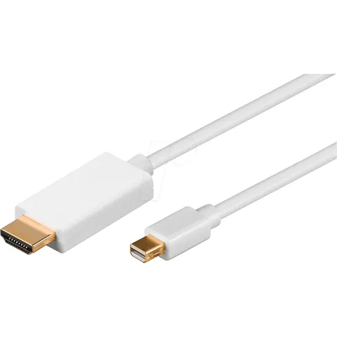 goobay Displayport Kabel 52861 2 m – Weiß – Bild 1