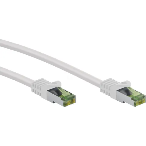 goobay Netzwerkkabel 61107 5 m – Weiß – Bild 1