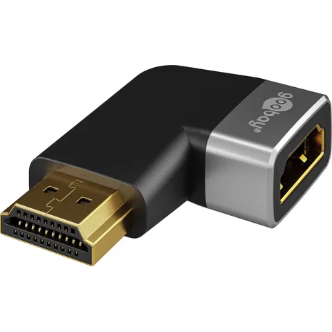 GOOBAY 72012 - 8K HDMI angle adapter HDMI socket > HDMI plug 270° horizontal – image 1