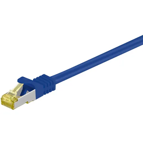 goobay Netzwerkkabel 91619 5 m – Blau – Bild 1