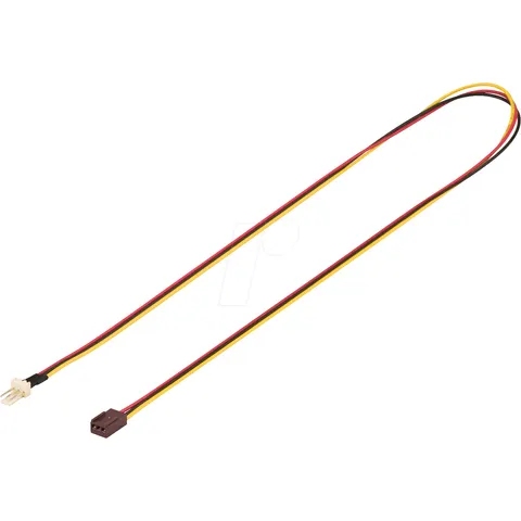 GOOBAY ADAPTER 3/3 60CM - Molex Extension 60cm, plug and jack – image 1