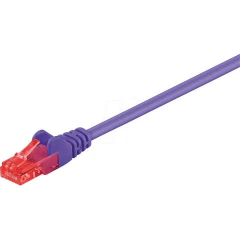 DSIT CAT6 Netwerkkabel - RJ45 - paars - 3 m – afbeelding 1