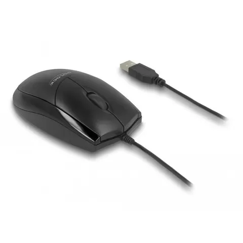 Delock Optical USB Desktop Mouse – Silent – afbeelding 1