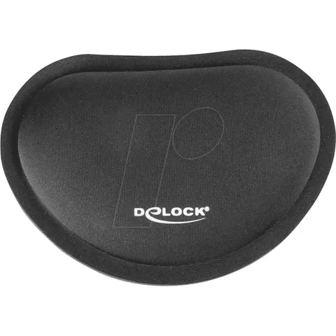 DELOCK 12602 - Wrist Rest for Mouse, black – image 1