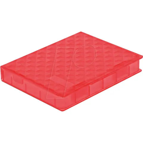 Delock Protection Box for 2.5″ HDD / SSD red – afbeelding 1