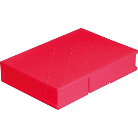 "DELOCK 18374 - Protection box for 3.5"" HDD, red" – image 1