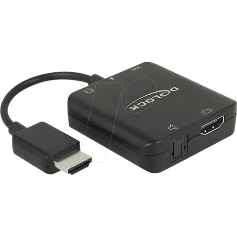 DELOCK 62784 - HDMI Audio Extractor 4K compact – image 1