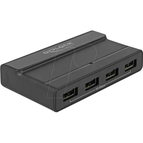 Delock External USB 3.2 Hub 4 Port with 10 Gbps – afbeelding 1