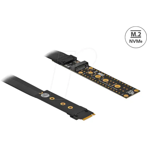 DELOCK 64136 - Riser card M.2 key M NVMe with 20-cm cable – image 1
