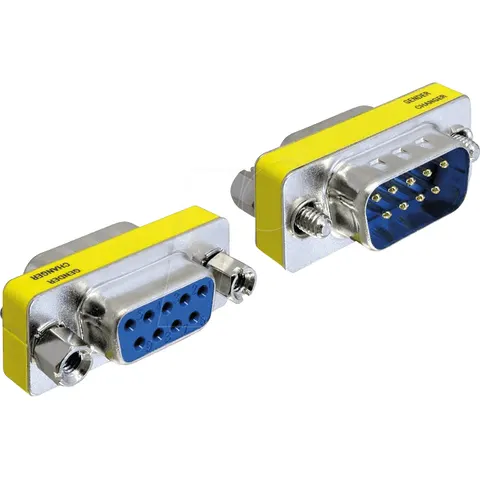 DELOCK Adapter D-Sub9 -> D-Sub9 St/Bu – Bild 1