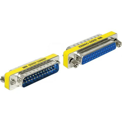 DELOCK Adapter D-Sub25 -> D-Sub25 St/Bu – Bild 1