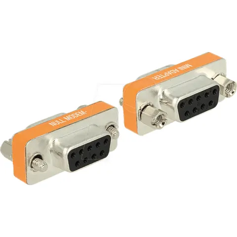 DELOCK Adapter D-Sub9 -> D-Sub9 Bu/Bu – 65570 – Bild 1