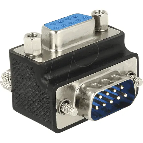 Delock Serieller Adapter - DB-9 (W) bis DB-9 (M) – 65595 – Bild 1