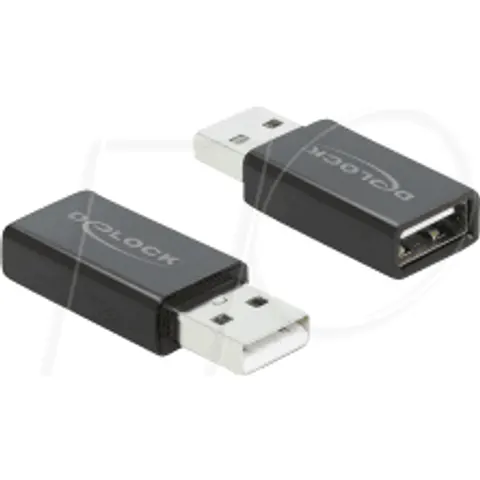 Delock USB-Datenblocker - Schwarz – Bild 1