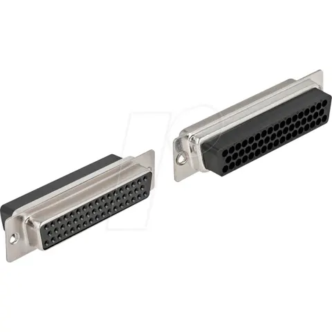 D-Sub HD 50 Pin Crimp Vrouw, metaal – afbeelding 1