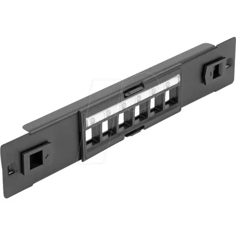 "DELOCK 66819 - 10"" Keystone Patch Panel 6 Port tool free" – image 1